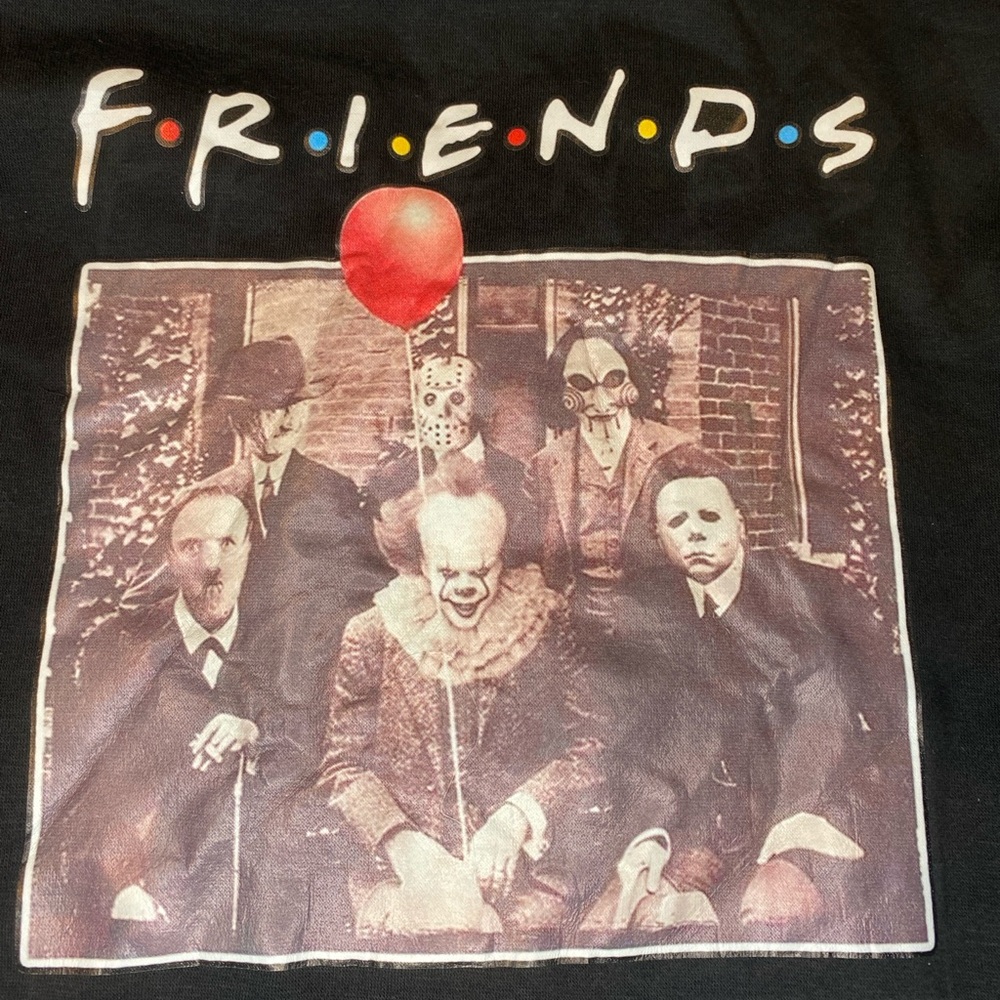 Black Hoodie with Graphic Design and Nostalgic Appeal - Picture 4 of 6
